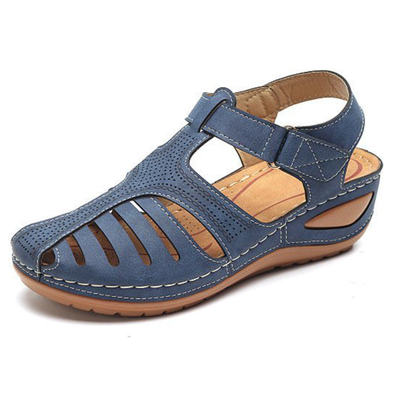 Nieuwe Damessandalen Premium Orthopedische Bunion Corrector Flats Casual Zachte Zool Strand Wedge Gevulkaniseerde Schoenen Zapatillas De Mujer