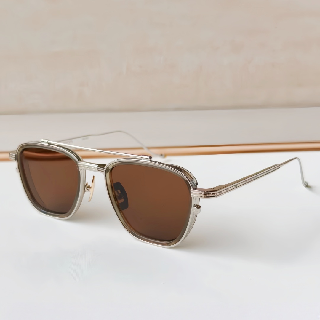   Óculos de Sol Retrô de Metal 1992, Óculos de Designer Vintage com Lentes de Acetato UV400, Óculos de Sol Fashion para Homens e Mulheres