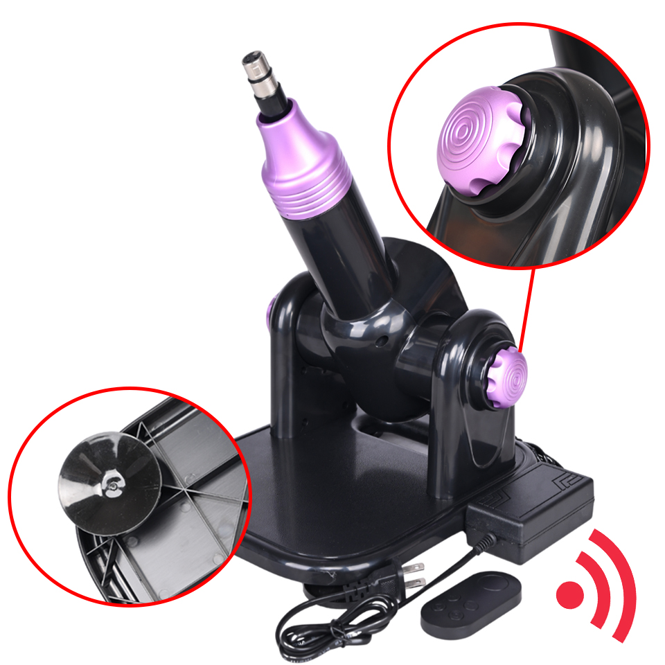 เครื่องช่วยตัวเองไร้สาย ROUGH BEAST 60W A8 พร้อมดิลโด้สำหรับผู้ชาย/ผู้หญิง, เครื่องช่วยตัวเองอัตโนมัติ, 180 °   เครื่องปรับระดับได้พร้อมของเล่นทางเพศ