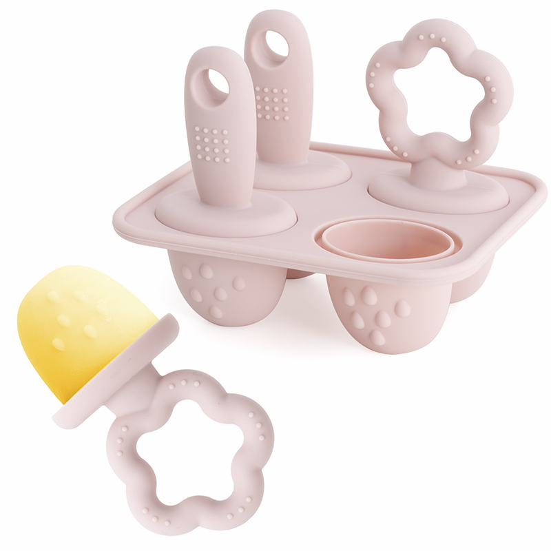 Moules à sucettes en Silicone pour bébé avec bâtons, les premières moules à glace pour bébé, récipient de nourriture pour bébé, machine à friandises surgelées, machine à glaces