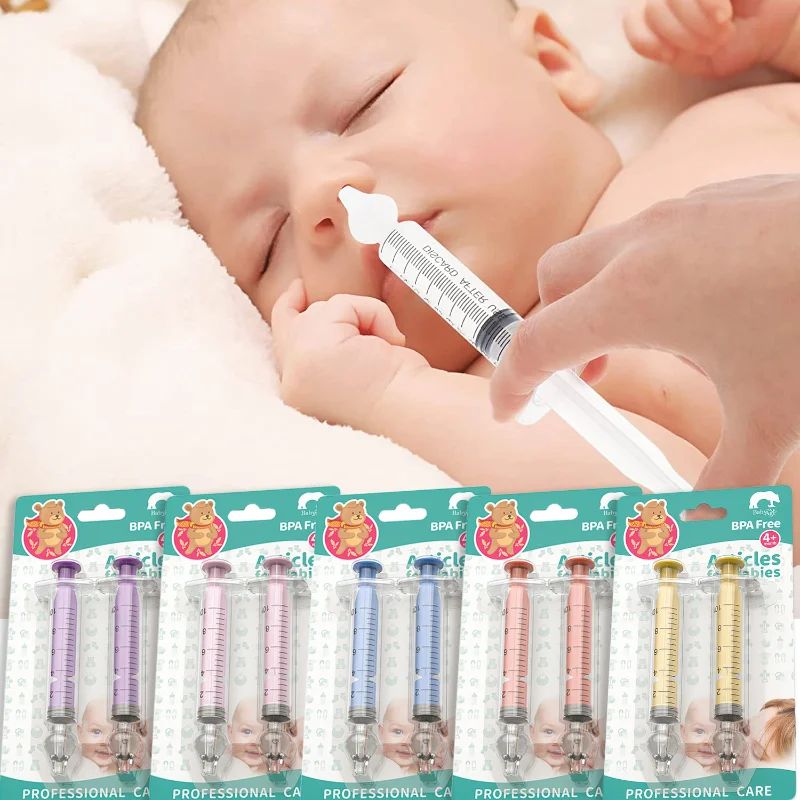 Aspirator do nosa dla niemowląt 10ML/20ML, strzykawka do czyszczenia nosa, irygator do nosa na zapalenie nosa, do płukania nosa dla dzieci 2028