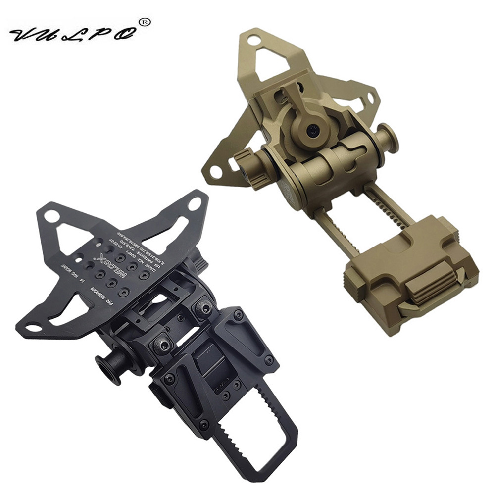 VULPO Tactical L4G69 NVG Mount L4 G69 Support de casque de vision nocturne et compatibilité avec les modèles PVS14 PVS15 PVS18 PVS31 GPNVG18 PSQ36
