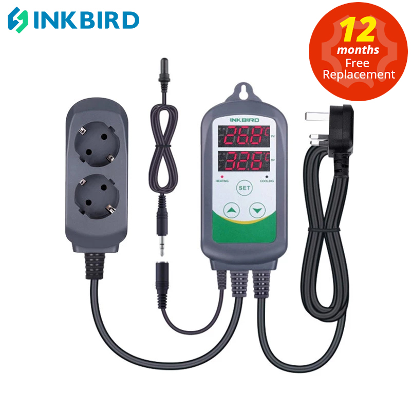 Inkbird Chauffage et refroidissement Contrôleur de température ITC-308S ThermoandreSotchi relais de touristes avec sonde d'aquarium étanche offre spéciale