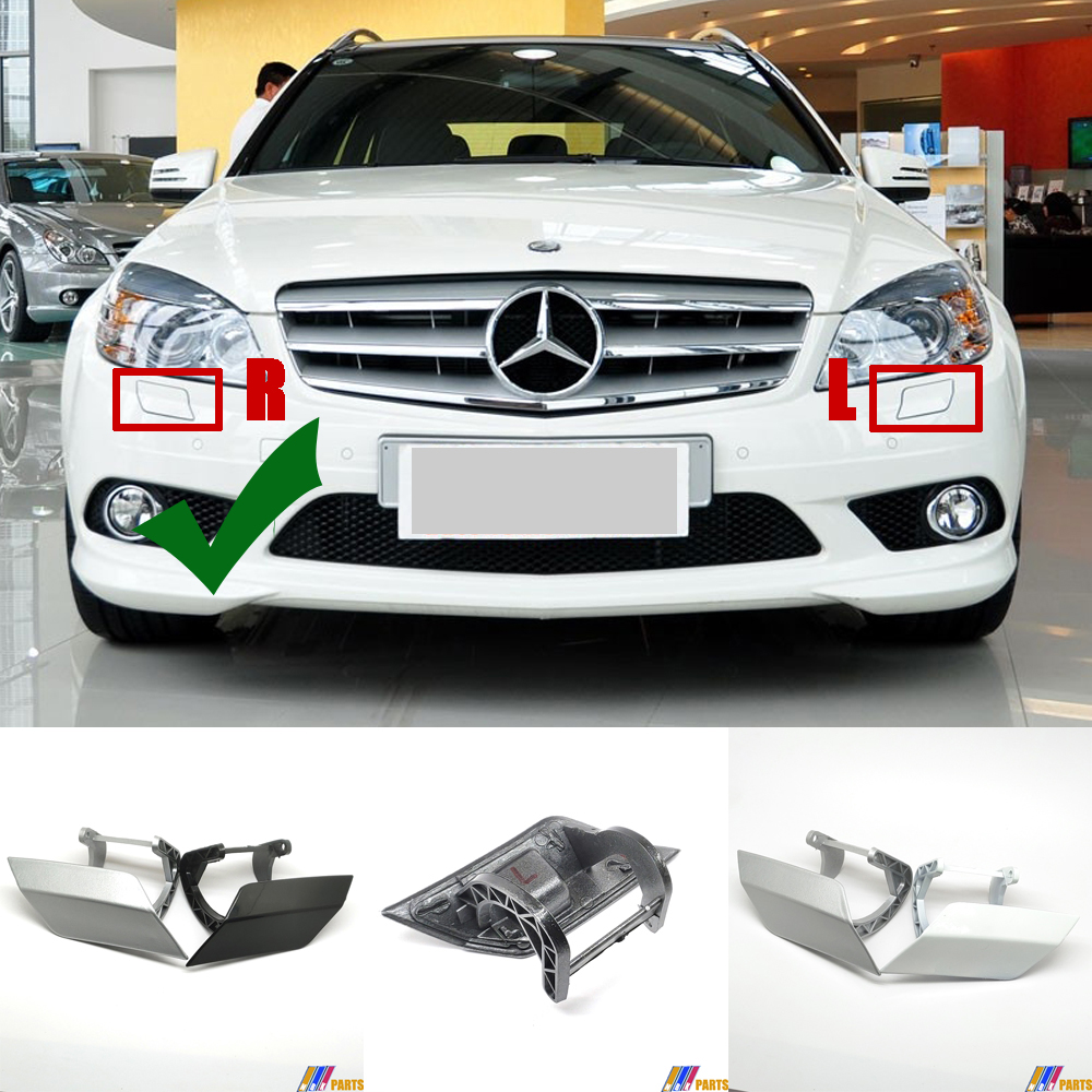 Fit 07-11 Rechts Mercedes-Benz C-Klasse (W204)(S204)180 200 220 230 250 280 300 320 350 Koplampsproeiers Cover A2048802224