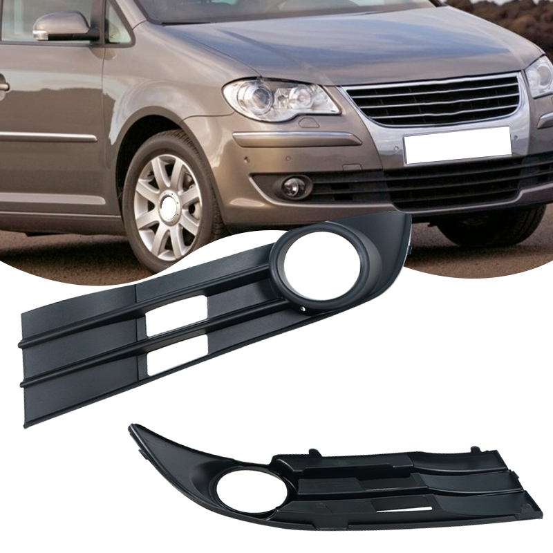Для Volkswagen VW Touran 2007-2010: Рамка-накладка противотуманной фары переднего бампера, решетка, аксессуары 1T0853666K