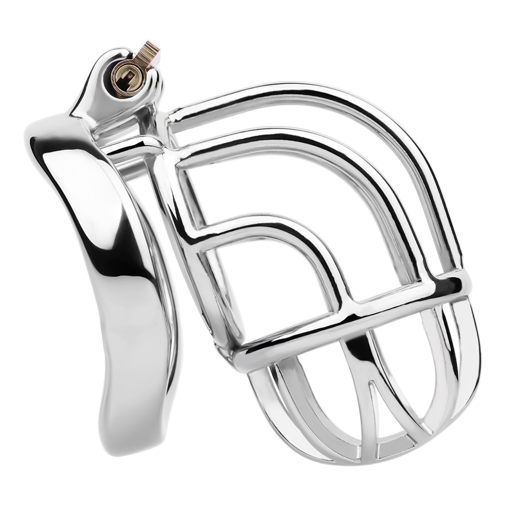 FRKO โลหะโค้งชาย Chastity CAGE Hollow ระบายอากาศล็อค Cock CAGE BDSM Strapon ผู้ใหญ่เกมเพศของเล่นสําหรับผู้ชาย 18 + เรือจาก USA
