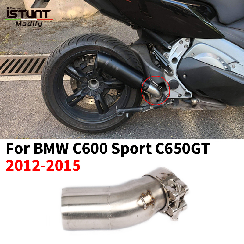 Глушитель выхлопной трубы для BMW C600 Sport C650GT C650 GT 2012 2013 2014 2015