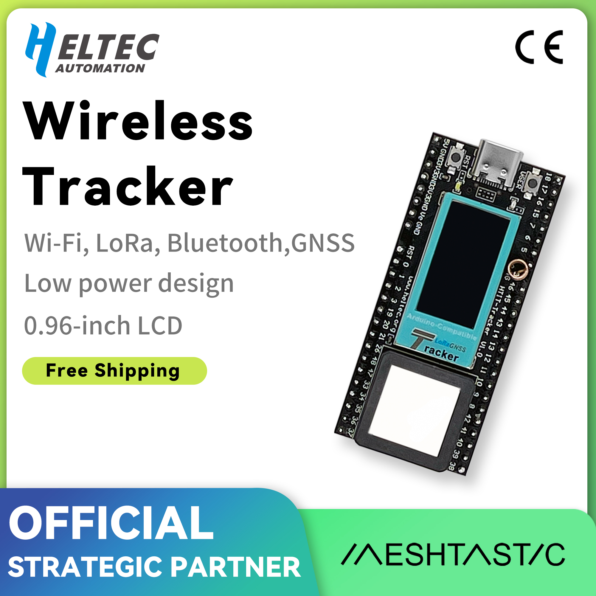 Heltec ESP32 LoRa rastreador de activos meshtásticos SX1262 Wi-Fi Bluetooth rastreador GPS para vehículo bicicleta niños mascota rastreador de Fitness de coche