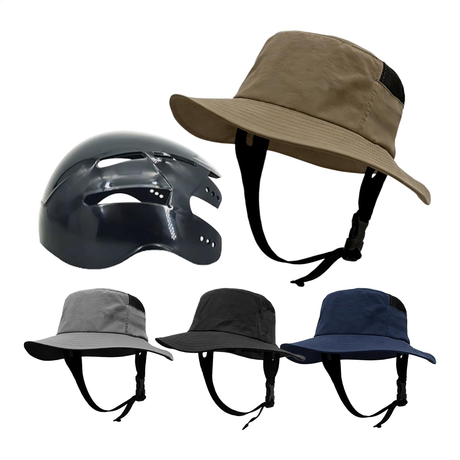Gorro ajustable, transpirable y desmontable, casco ligero, gorros de protección para la cabeza para adultos, ciclismo, pesca, surf, actividades al aire libre
