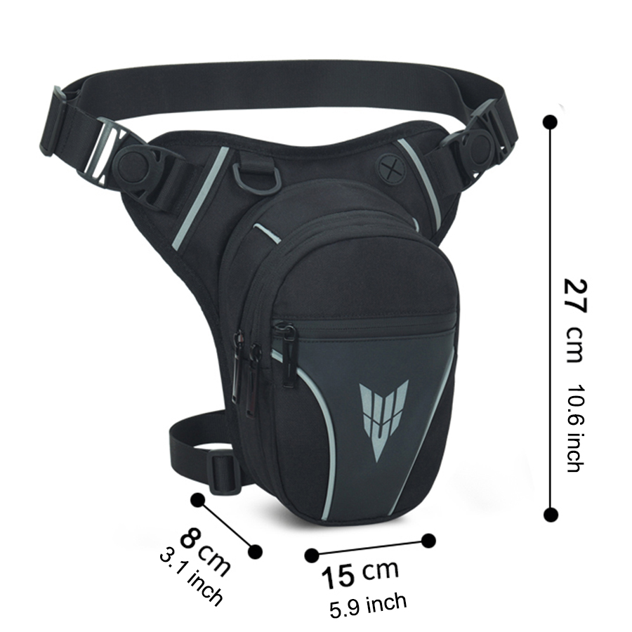 Drop Leg Bag For Men Women Thigh Bag With Leg Strap For Motorcycle Riding Hip Pouch Leg Fanny Pack Purse Crossbody
