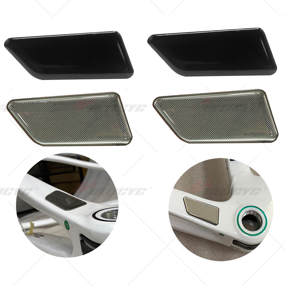 Für F12 Rahmenkette Schutzausrüstung Chrom/Schwarz Aluminiumlegierungsmaterial Langlebiger Kettenschutz