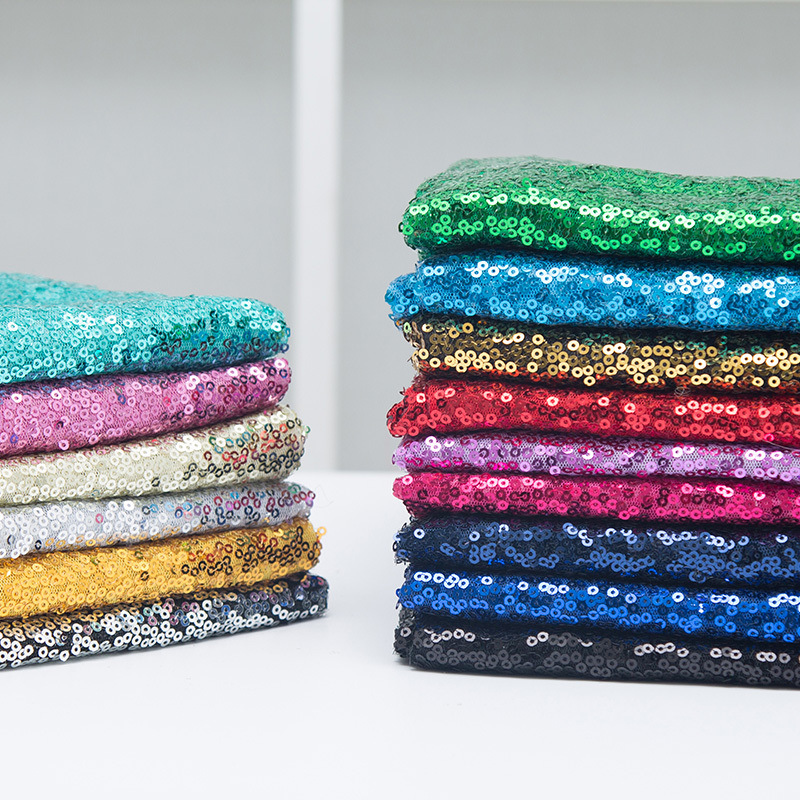 1/2/3/4/5M Sequins เสื้อผ้าผ้าโดยเมตรผ้าปูโต๊ะพื้นหลังตกแต่งงานแต่งงานผ้าพันคอ Party ชุดเย็บวัสดุ