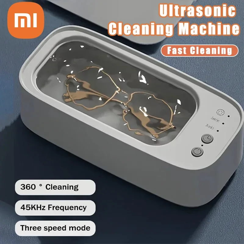 Xiaomi 超音波メガネクリーニング 45khz 超音波ジュエリークリーナーマシン高周波超音波クリーンタイミングジュエリー