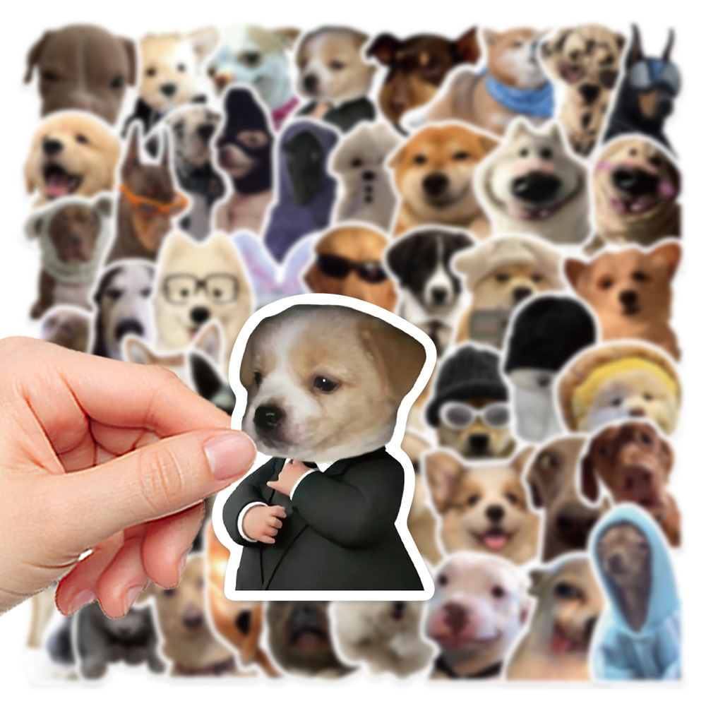 10/30/50 個かわいいミーム犬ステッカーおかしいデカールクラシック DIY おもちゃ防水スーツケース冷蔵庫スケートボードノートブックギターギフト