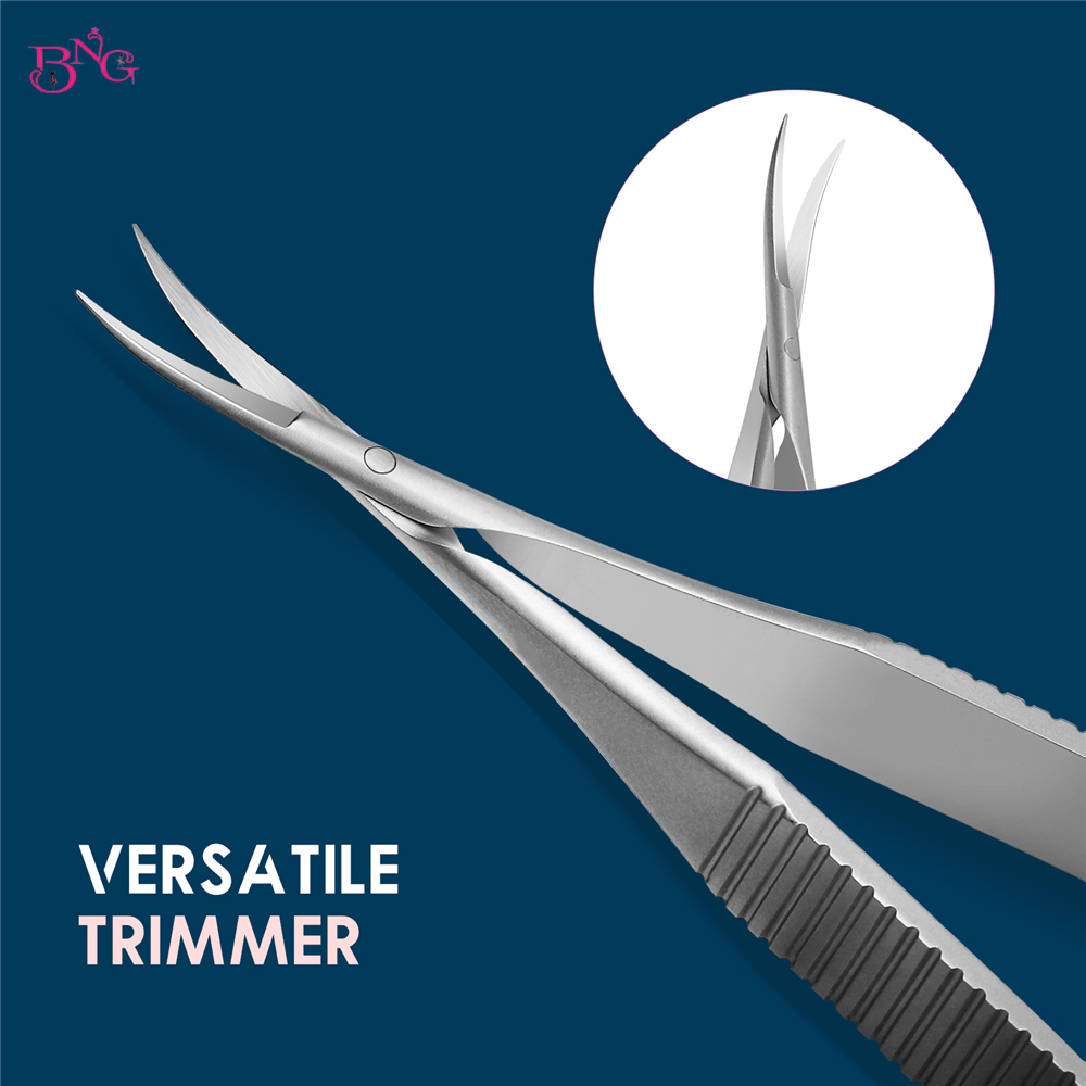 Edelstahl Augenbraue Make-Up Schere Trimmer Spezielle Biegen Schere Make-Up Schönheit Werkzeug Gerade Gebogene Nagelhaut Entfernen