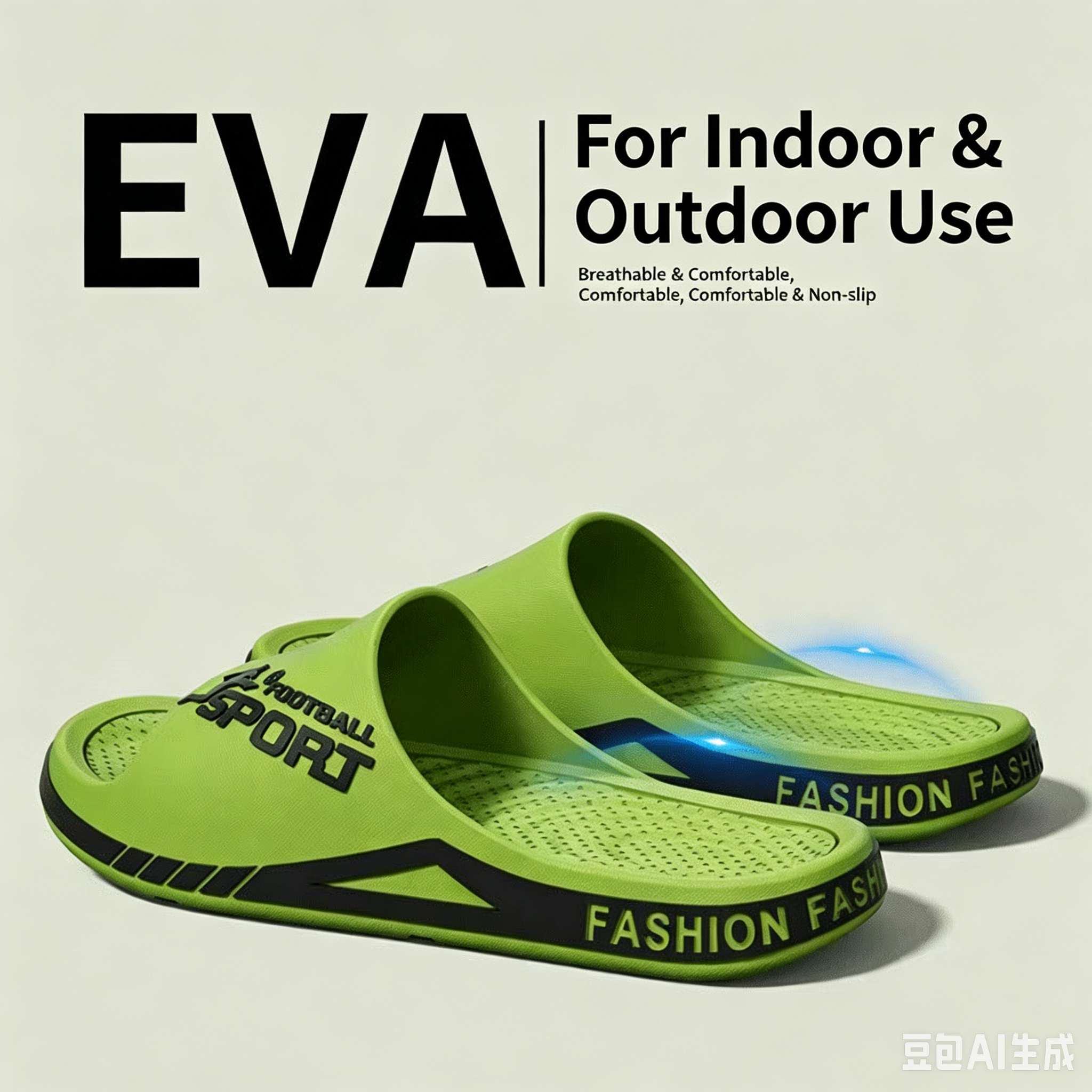 Sandal Pria Baru untuk Pemakaian Luar Ruangan Musim Panas, Tren Olahraga EVA, Kamar Mandi Rumah untuk Pasangan, Rumah Bersol Lembut, Sandal Keren Pria