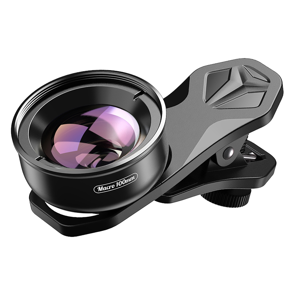 APEXEL ドロップシッピング対応 カメラフォンレンズ 100mmマクロモバイルレンズ マクロカムコーダーレンズ iPhone、Samsung、全スマートフォン対応