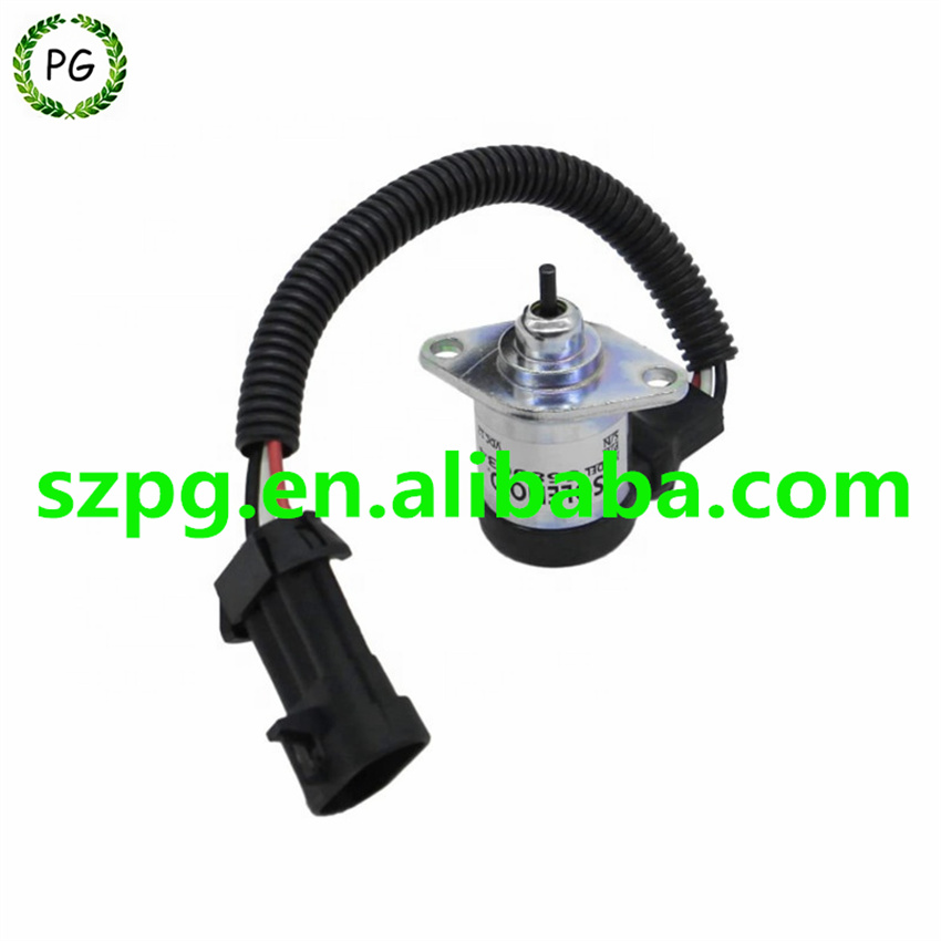 Solenoide de apagado de combustible, 12V, 1G577-60011, para Bobcat A300, S220, S250, S300, S330, 6689034