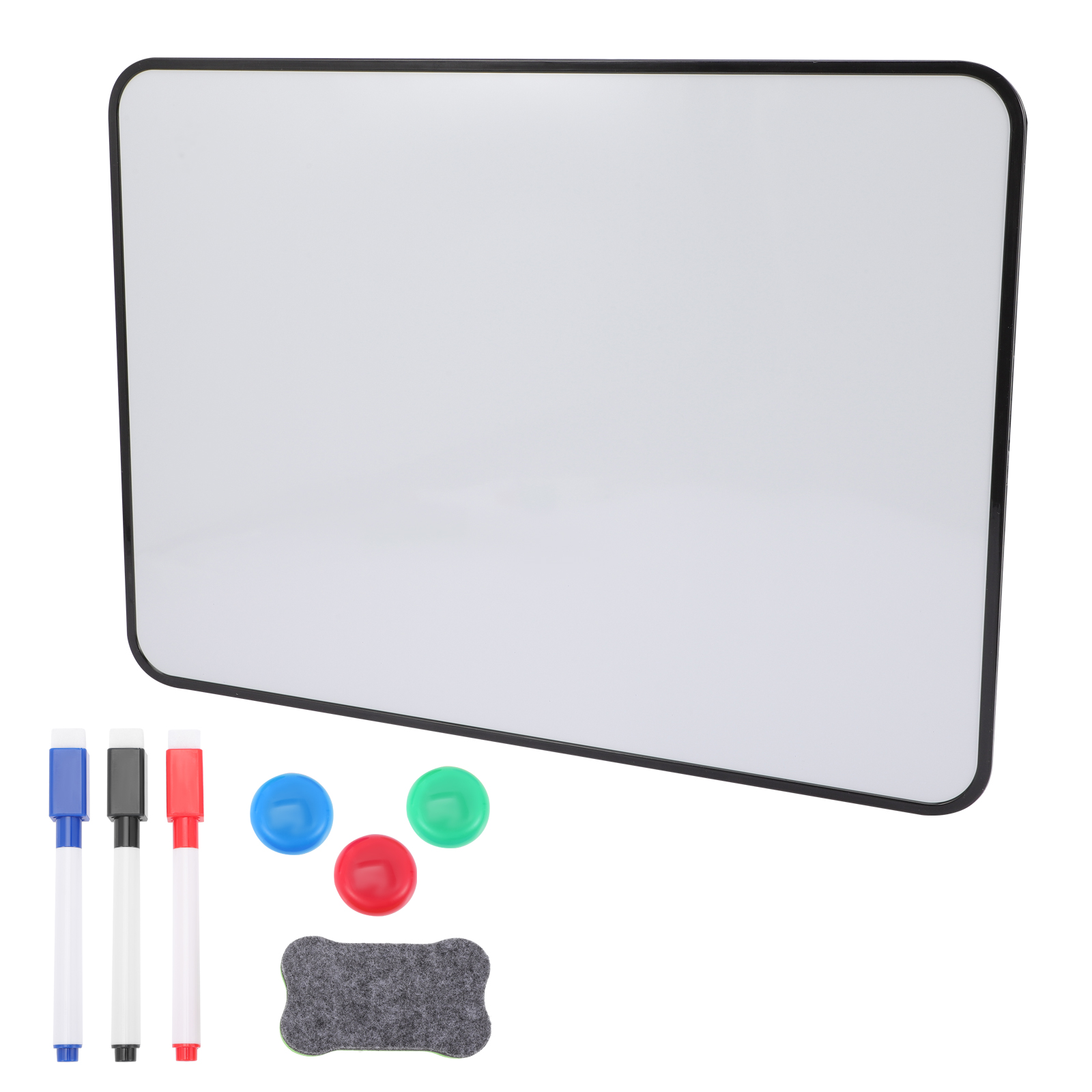 Pizarra blanca de borrado en seco, pizarra blanca magnética pequeña para colgar en la pared de los niños, caballete de dibujo para refrigerador, Mini imán de Bloc de notas A3 para nevera