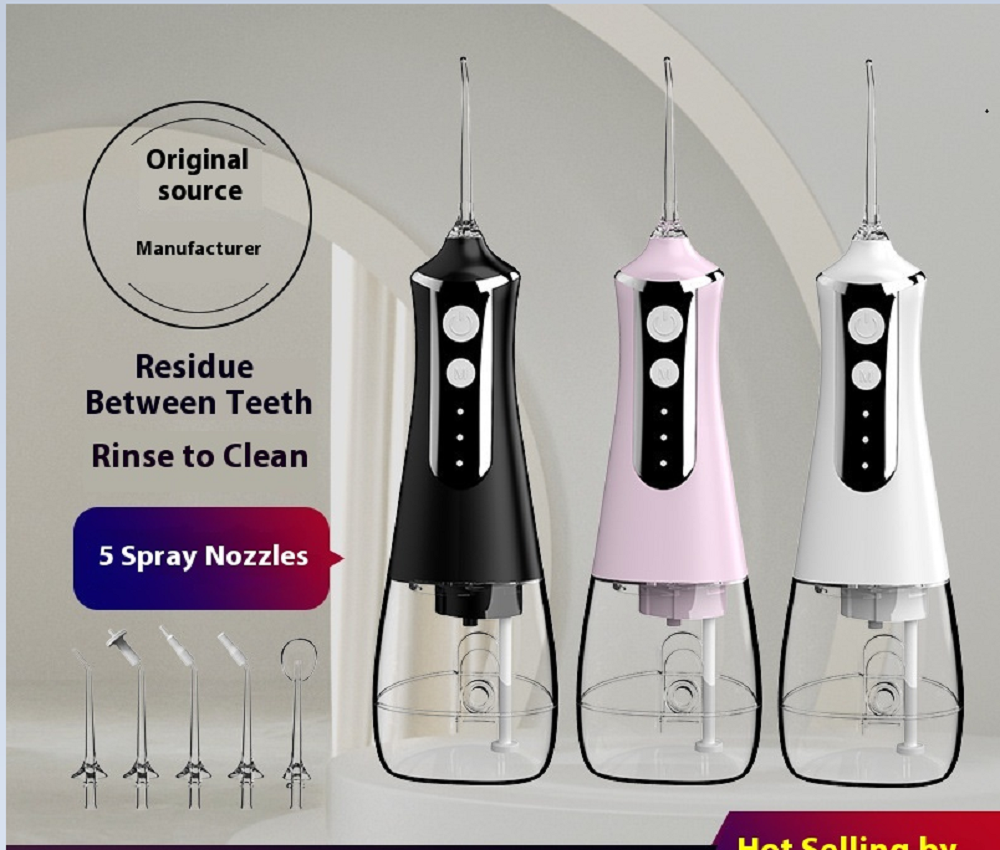 Munddusche Tragbare Dental Wasser Flosser USB Aufladbare Wasser Jet Zahnseide Zahn Pick Jet Spitze Modi Wasserdicht