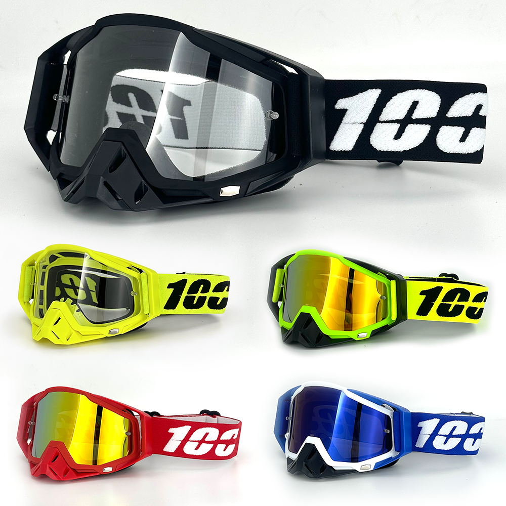 Óculos de Proteção para Capacete de Motocicleta Masculino e Feminino, Óculos de Motocross à Prova de Vento UV400, Óculos de Proteção para Pilotagem Off-Road, MTB, ATV, Esqui e Corrida