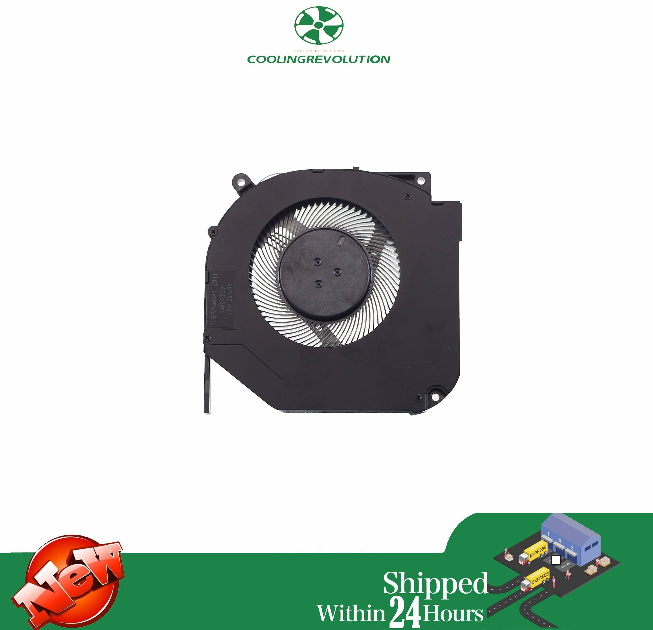 พัดลมระบายความร้อนสำหรับแล็ปท็อป CPU EGC-80111S1-0AH DC5V 2.5W 4 พินสำหรับ Schenker XMG Neo 15 Gaming THER7GM7A0-2911 GM7AG0M WINMA