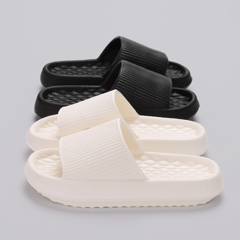 Eva plataforma grossa nuvem chinelos feminino sola macia travesseiro slides 2024 verão sandálias de praia mulher antiderrapante banheiro casa sapatos