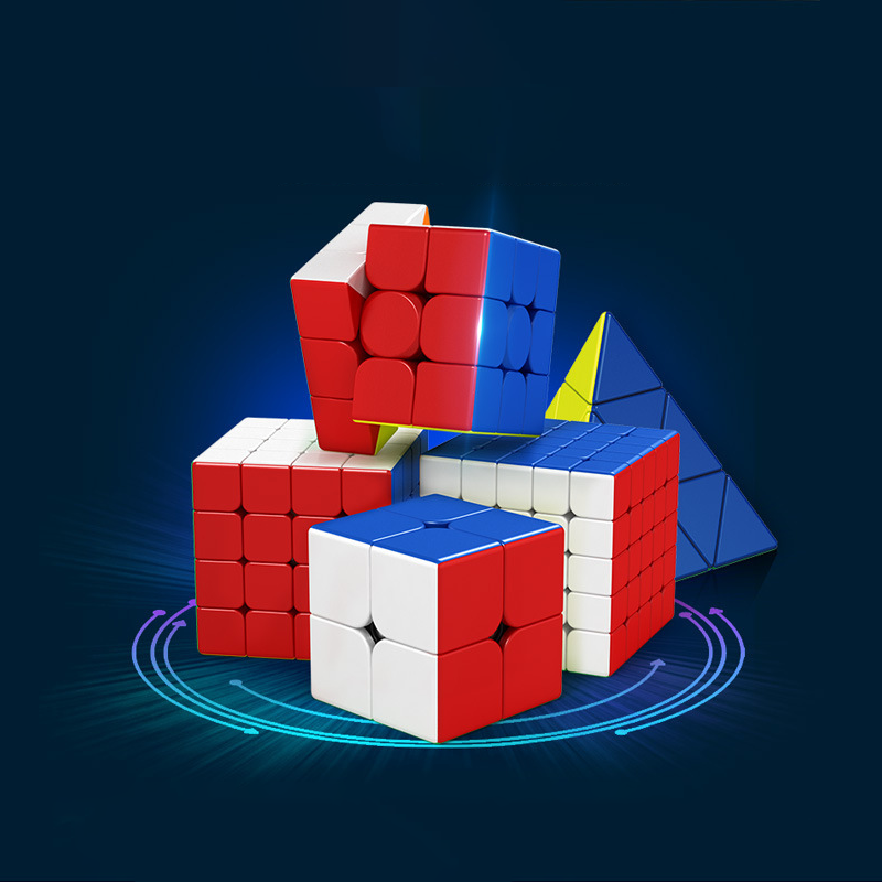 3x3 Speed Cube ปริศนามืออาชีพของเล่นเพื่อการศึกษาสมอง Teaser Magic Cube Smooth เปลี่ยนทนทานความเครียดบรรเทาของขวัญสําหรับเด็ก