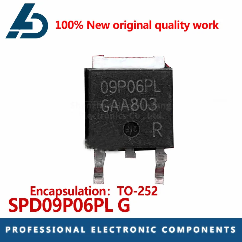 10PCS SPD09P06PLG package TO252P channel MOS FET chip