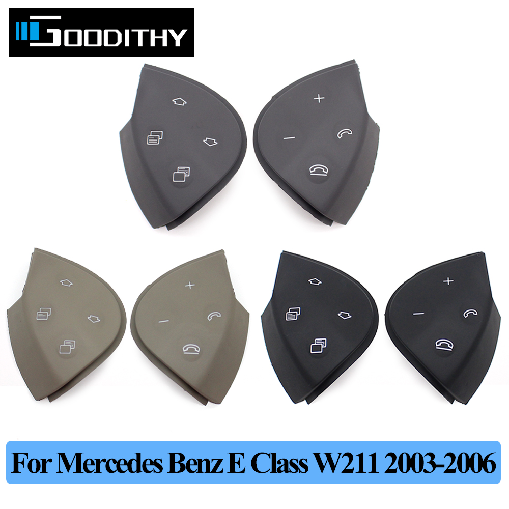 Lhd rhd multi-função botão interruptor do volante chaves guarnição kit de reparo para mercedes benz w211 e350 e400 e500 e550 2118206110