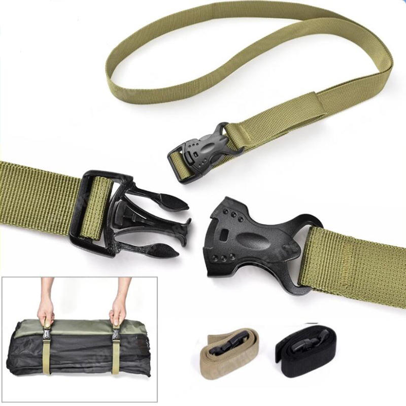 1/2 ชิ้นไนลอนสายรัดกระเป๋าเอวสายคล้องกระเป๋ากีฬากลางแจ้งเข็มขัด Casual Buckle สายรัดเอวมัลติฟังก์ชั่อุปกรณ์ยุทธวิธี