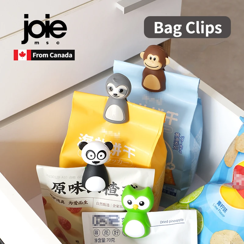 joie Bag Clips Food Storage Creative Snack Clip Seasoning Bag Fresh-keeping Moisture-proof Cute Seal Clip Kitchen Tools
