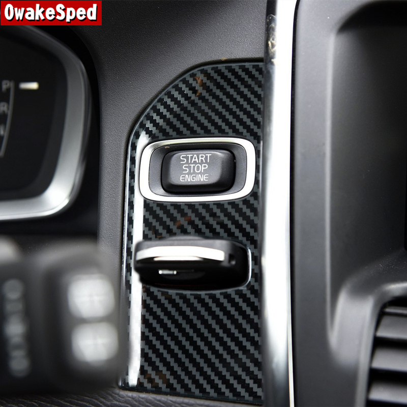 Deska rozdzielcza samochodu centralna dziurka od klucza rama dekoracyjna pokrywa naklejka tapicerka dla Volvo XC60 2013-2017 wnętrze zmodyfikowane akcesoria naklejki