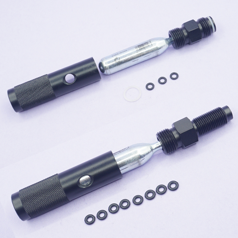 12gram Carbon Dioxide CO2 Small Cylinder Quick Charge Adapter for Soda Water Outdoor Sports
