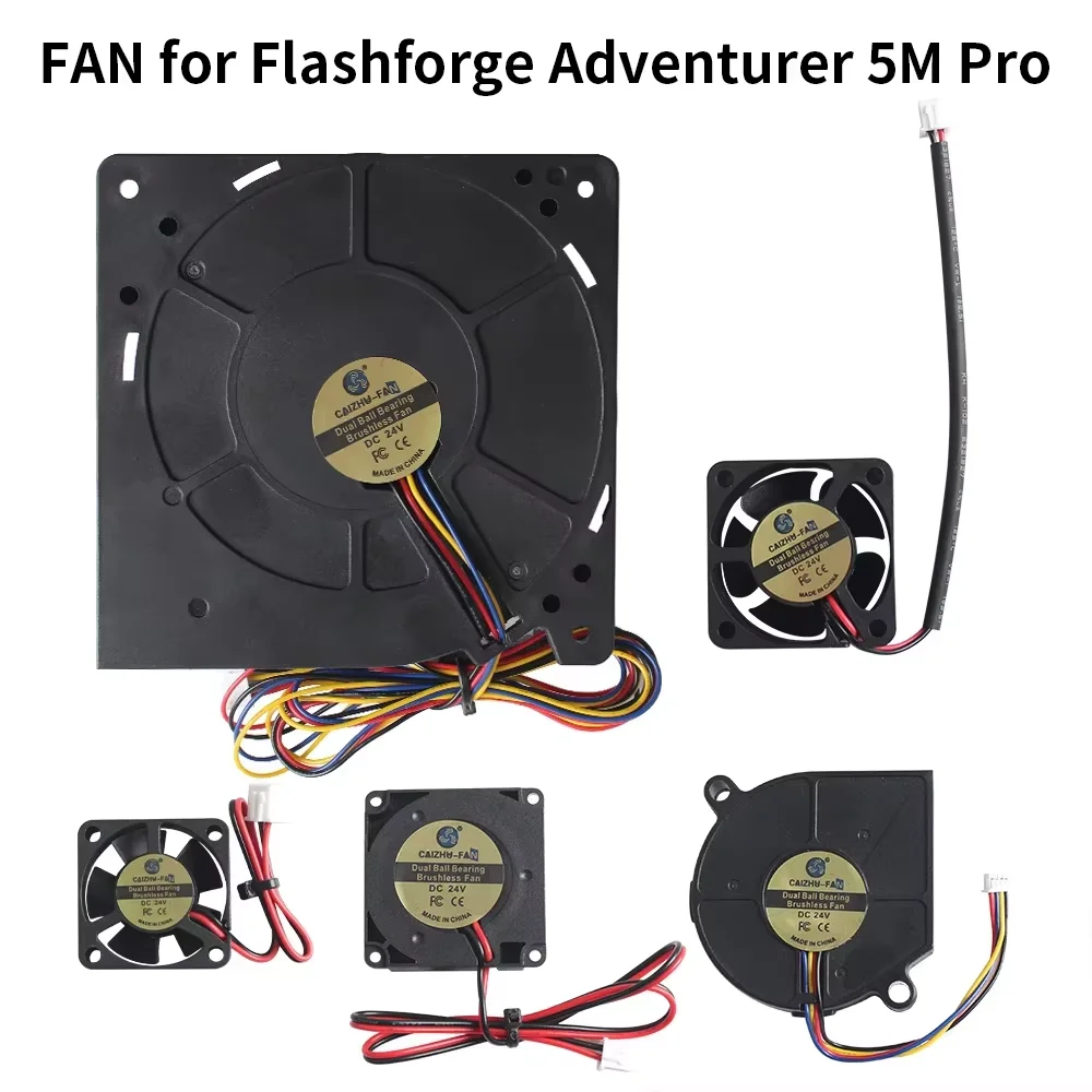 3010/4010/4020/5015/12032 Fan voor Flashforge Adventurer 5M Pro/AD5X Extruder Hotend Fan Snelle Warmteafvoer Koelventilator