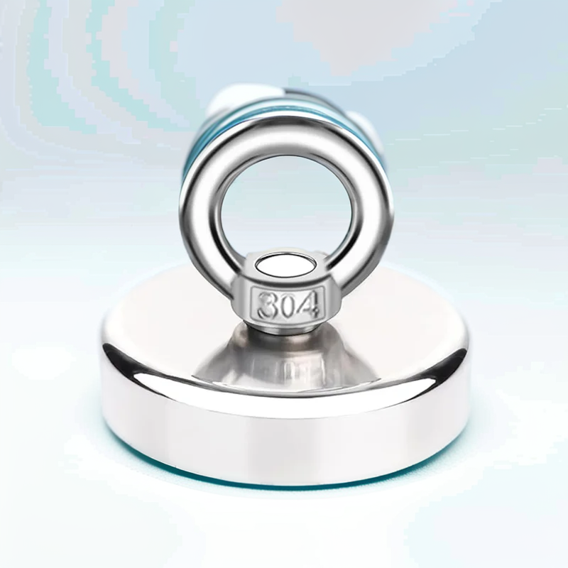 60/70/75/80/90Mm Vissersmagneet, Grote Magneten Heavy Duty, Grote Zeldzame Aarde Magneten Krachtige Neodymium Bergingsmagneten Voor Verwijderen