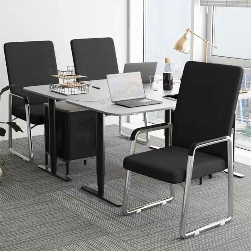 Silla de oficina, silla de ordenador, cómoda silla con lazo para sentarse en casa, silla Mahjong, respaldo para dormitorio de estudiantes, silla para personal de conferencia