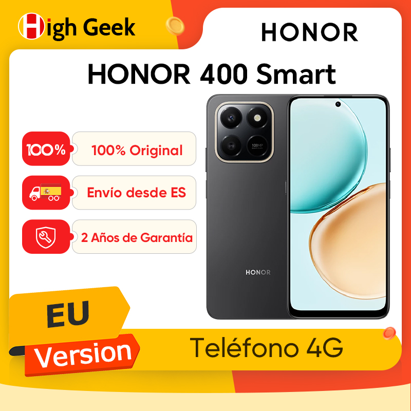 Versione EU HONOR 400 Smartphone 4G Intelligente, Snapdragon 685, Fotocamera Principale 108MP, Batteria 6500mAh, Display 6.77 Pollici 120Hz