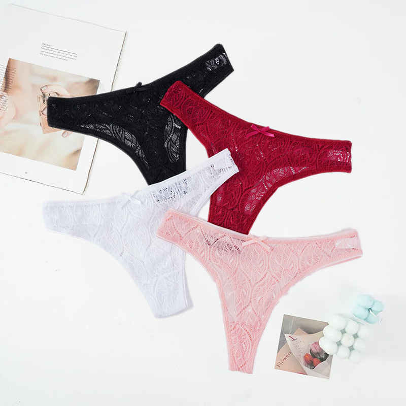 Bragas sexis de encaje, tangas de cintura baja, tangas caladas para mujer, tangas transpirables, ropa interior, calzoncillos sexis para mujer