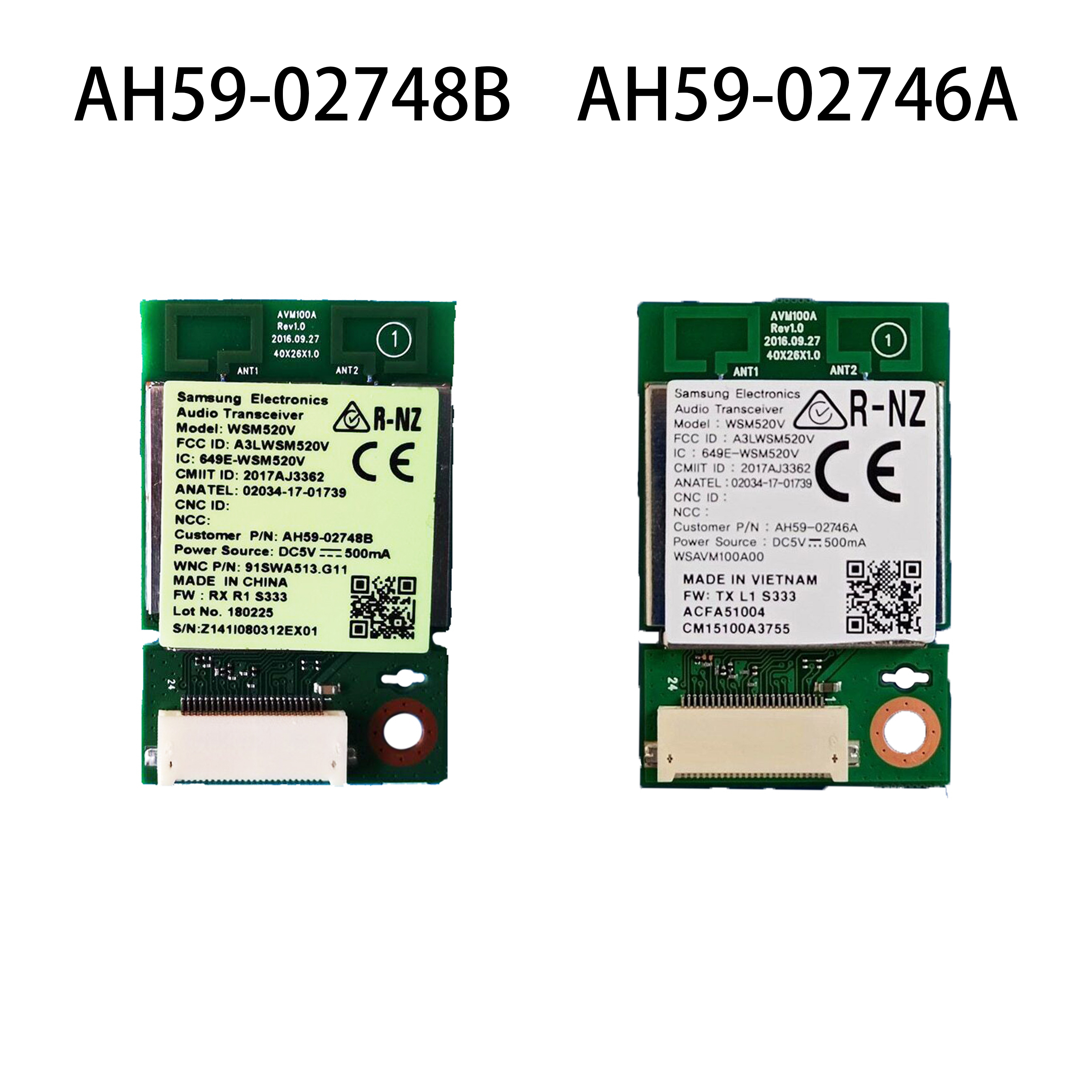 Para transceptor de Audio AH59-02748B AH59-02746A 2017AJ3362 AVM100A WSM520V 649E-WSM520V módulo de altavoz Bluetooth