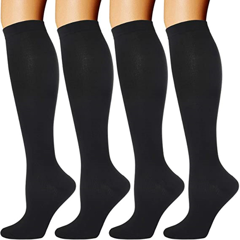 S-XXL Calzini a compressione Uomo Donna Volo Viaggio Tubo elastico Infermiera Edema Incinta Vene varicose Escursionismo Corsa Calzini da maratona