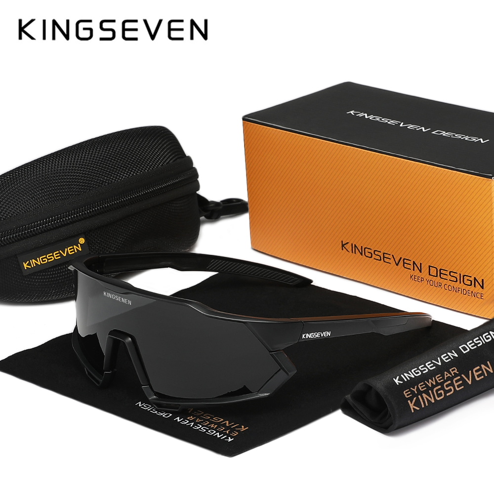 KINGSEVEN nuevas gafas de ciclismo para hombres, gafas polarizadas UV400 para deportes al aire libre, gafas de montaña para mujeres, gafas de sol para montar y senderismo
