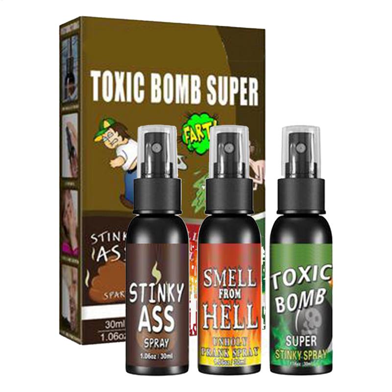 Fart Spray Regalos y bromas de mordaza hilarantes Regalos de mordaza hilarantes para adultos o niños Broma Cocô Cosas No tóxicas Oriente realmente