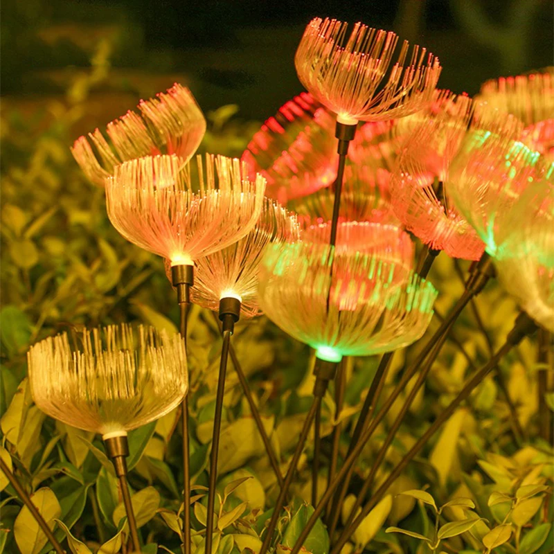 LED Solar Quallen Licht RGB wasserdichte Garten Landschaft Einsatz Weihnachts dekoration Outdoor Rasen Lichter leuchten Party liefert