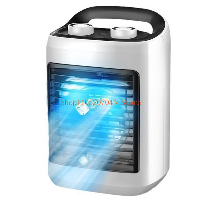 37cd Compacte, oplaadbare airconditioning-koelventilator met 3 snelheden, dynamische ijstechnologie, capaciteit 180 voor