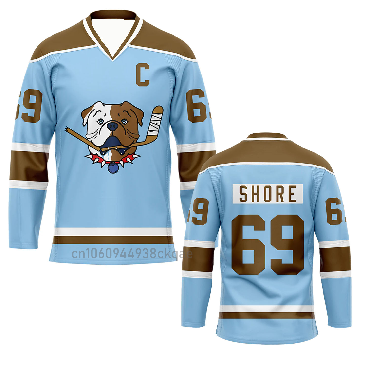 Футболка-джерси Shoresy Shore 69 Sudbury Blueberry Bulldogs для мужчин и женщин, хоккейный топ Letterkenny Merch, забавный подарок, с V-образным вырезом