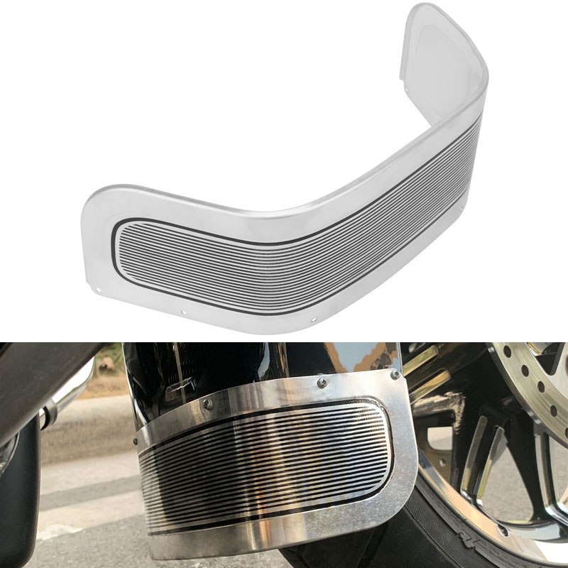 Motorcycle Front Fender Skirt Trim Cover For Harley Touring Road King Electra Glide Ultra Tri Glide FLHR FLHX Softail 1980-2013