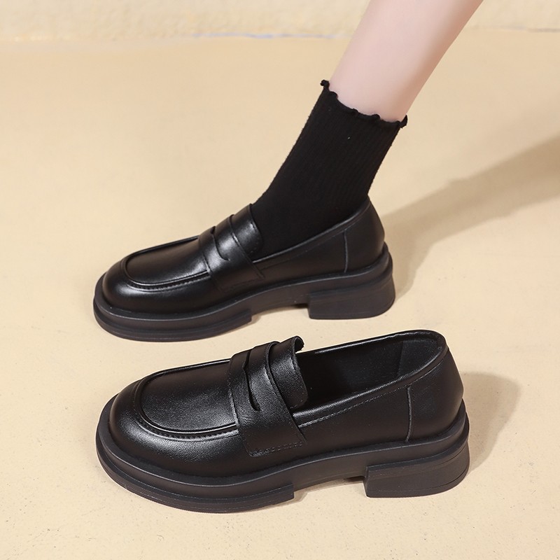 Nieuwe Japanse Stijl Student Schoenen Cosplay Lolita Schoenen voor Vrouwen/Meisje Mode Zwart/Koffie Uniform Platform Schoenen 2024