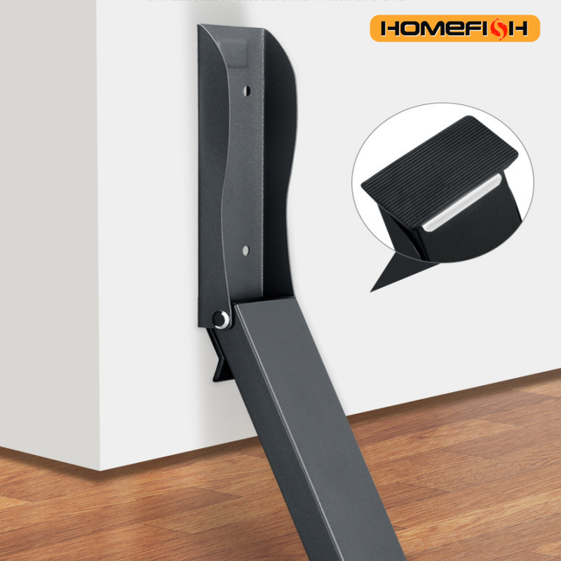 Metal Heavy-Duty Safety Door Blocker, Anti-Collision Windproof Door Gap Stopper, Sturdy Door Stop for Home Daily Use