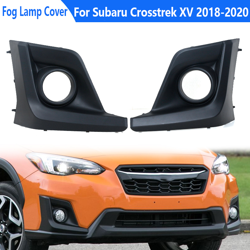 Couvercle de phare antibrouillard, lunette de calandre pour Subaru Crosstrek XV 2018 2019 2020, garniture de phare avant, accessoires de voiture